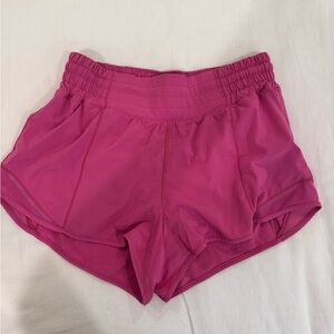 Lululemon Athletica Pink Athletic Shorts Lightweight Performance